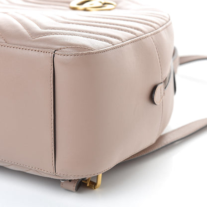 Gucci Calfskin Matelasse GG Marmont Backpack Porcelain Rose 11 of 15