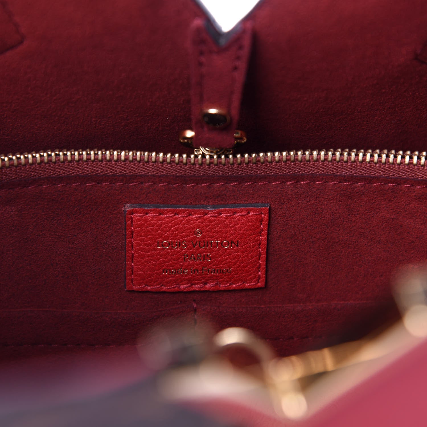 Louis Vuitton Calfskin Monogram Kimono Tote Cherry 8 of 9
