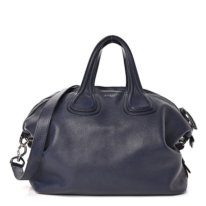 Givenchy Waxy Grained Calfskin Medium Nightingale Deep Blue 1 of 16