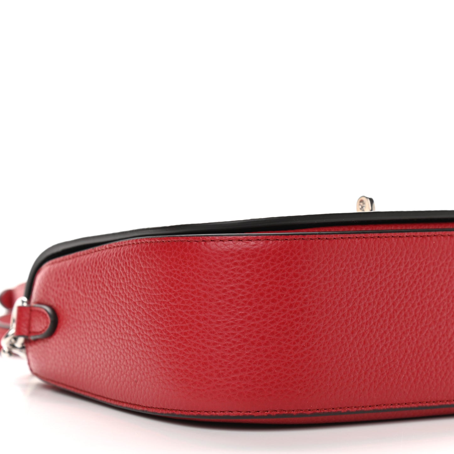 Classic Grained Calfskin Small Darley Satchel Scarlet