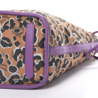 MCM Visetos Medium Project Reversible Shopper Tote Purple 15 of 17