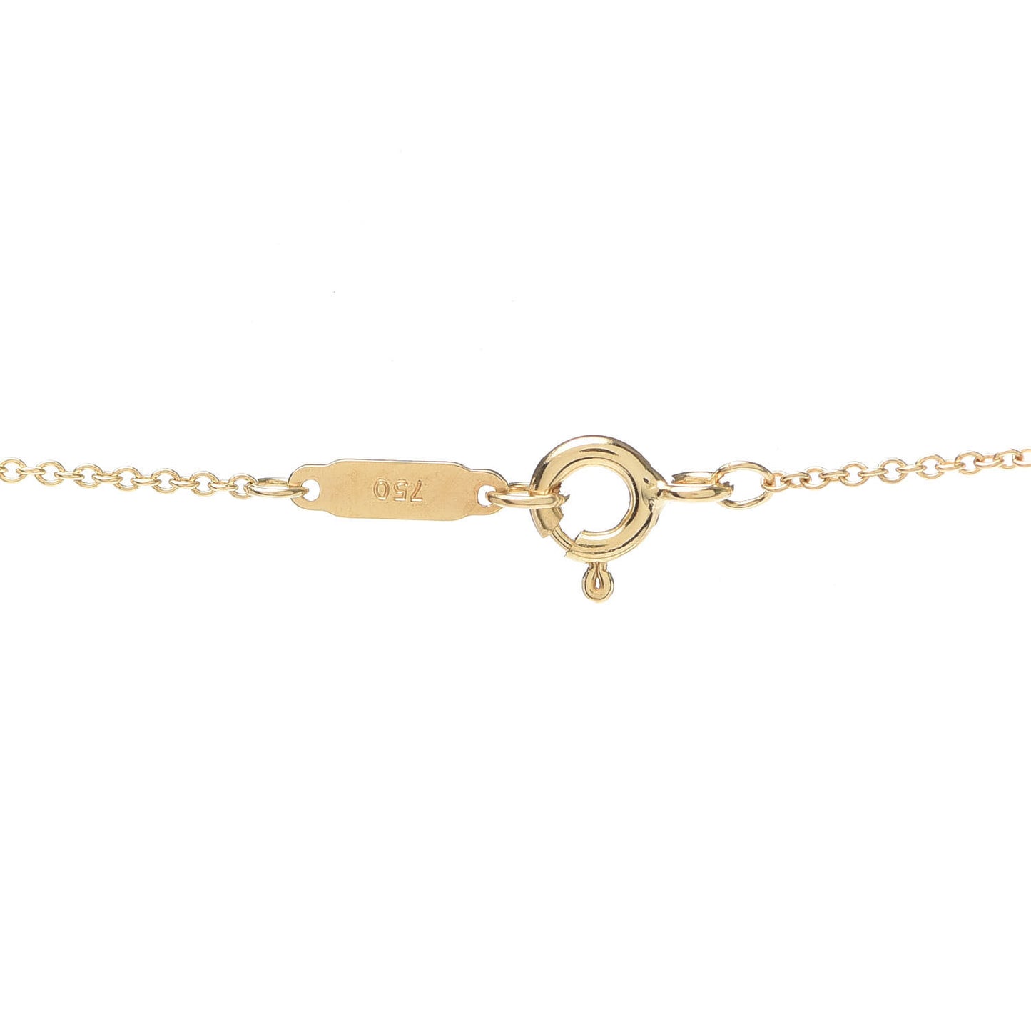 18K Yellow Gold 1837 Interlocking Circles Pendant Necklace