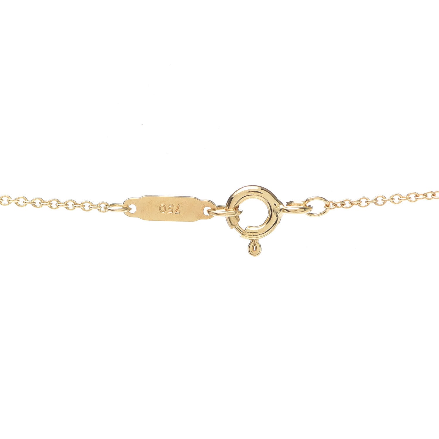 Tiffany 18K Yellow Gold 1837 Interlocking Circles Pendant Necklace 4 of 5