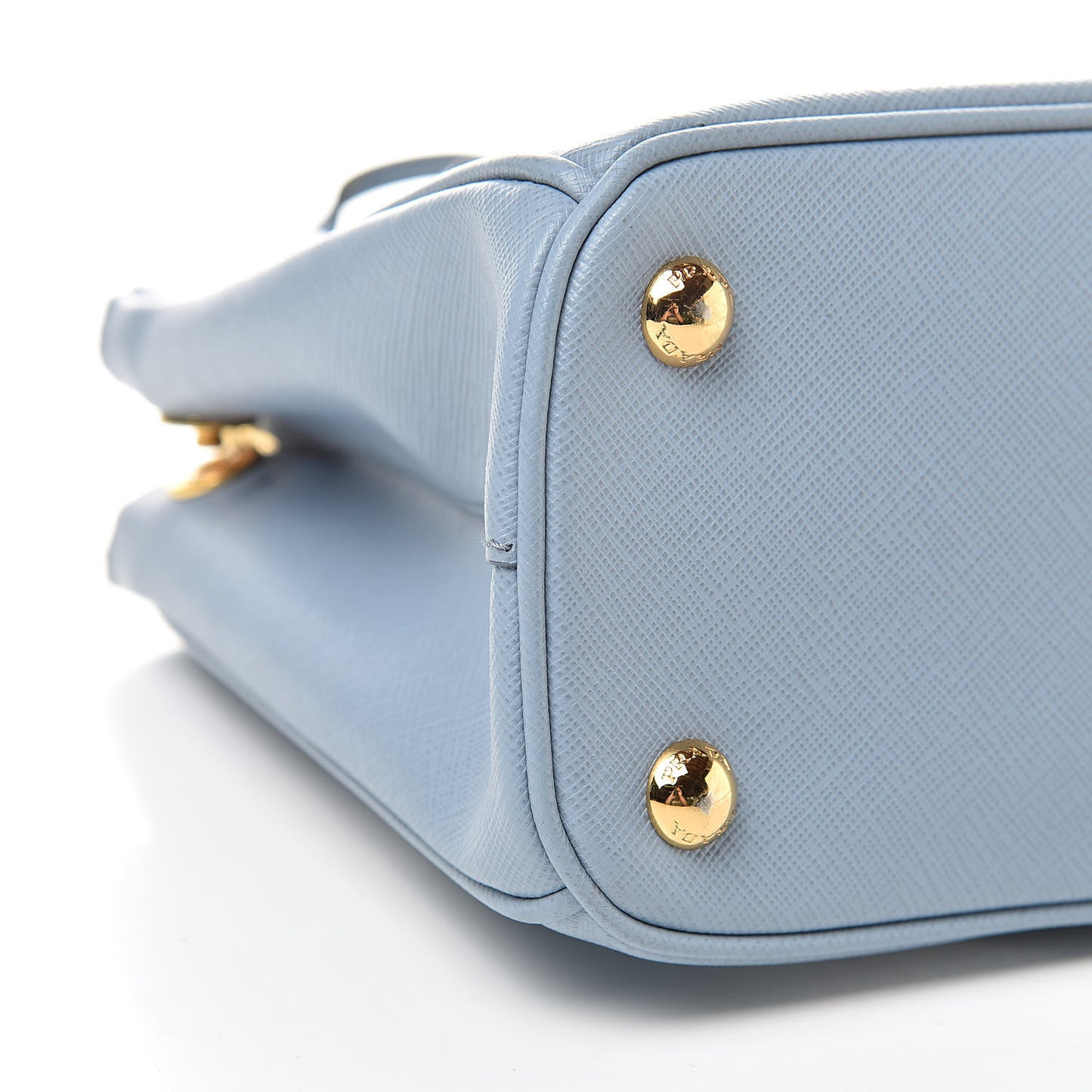 Saffiano Galleria Mini Double Zip Tote Aviazione