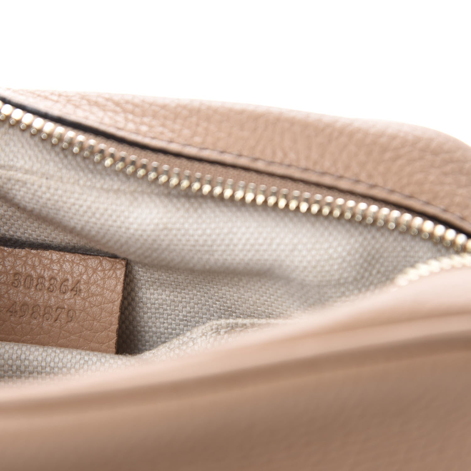 Gucci Pebbled Calfskin Small Soho Disco Bag Rose Beige 10 of 11