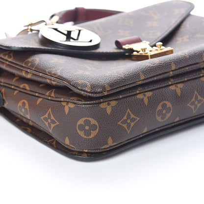 Louis Vuitton Monogram Braided Pochette Metis Safran 7 of 9