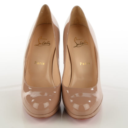 Christian Louboutin Patent New Simple 120 Pumps 38.5 Nude 3 of 10