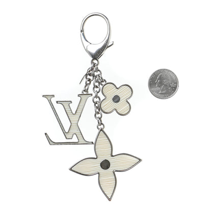 Louis Vuitton Fleur d Epi Bag Charm Ivory 2 of 16
