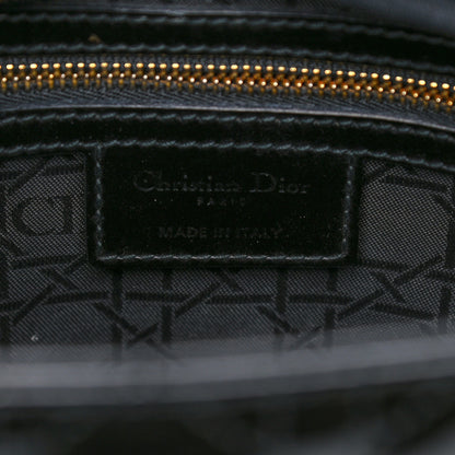 Christian Dior Patent Cannage Large Lady Dior Black 6 of 12