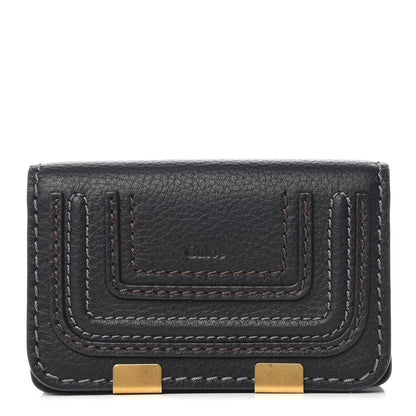 Chloe Grained Calfskin Marcie Card Holder Black 1 of 11