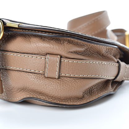 Chloe Calfskin Mini Marcie Round Crossbody Bag Nut 11 of 12