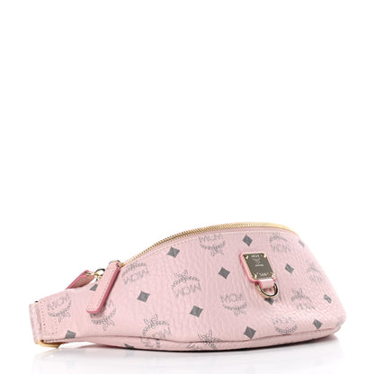 MCM Visetos Small Fusten Belt Bag Powder Pink 4 of 10