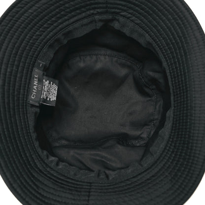 Chanel Canvas CC Bucket Hat S Black 6 of 7
