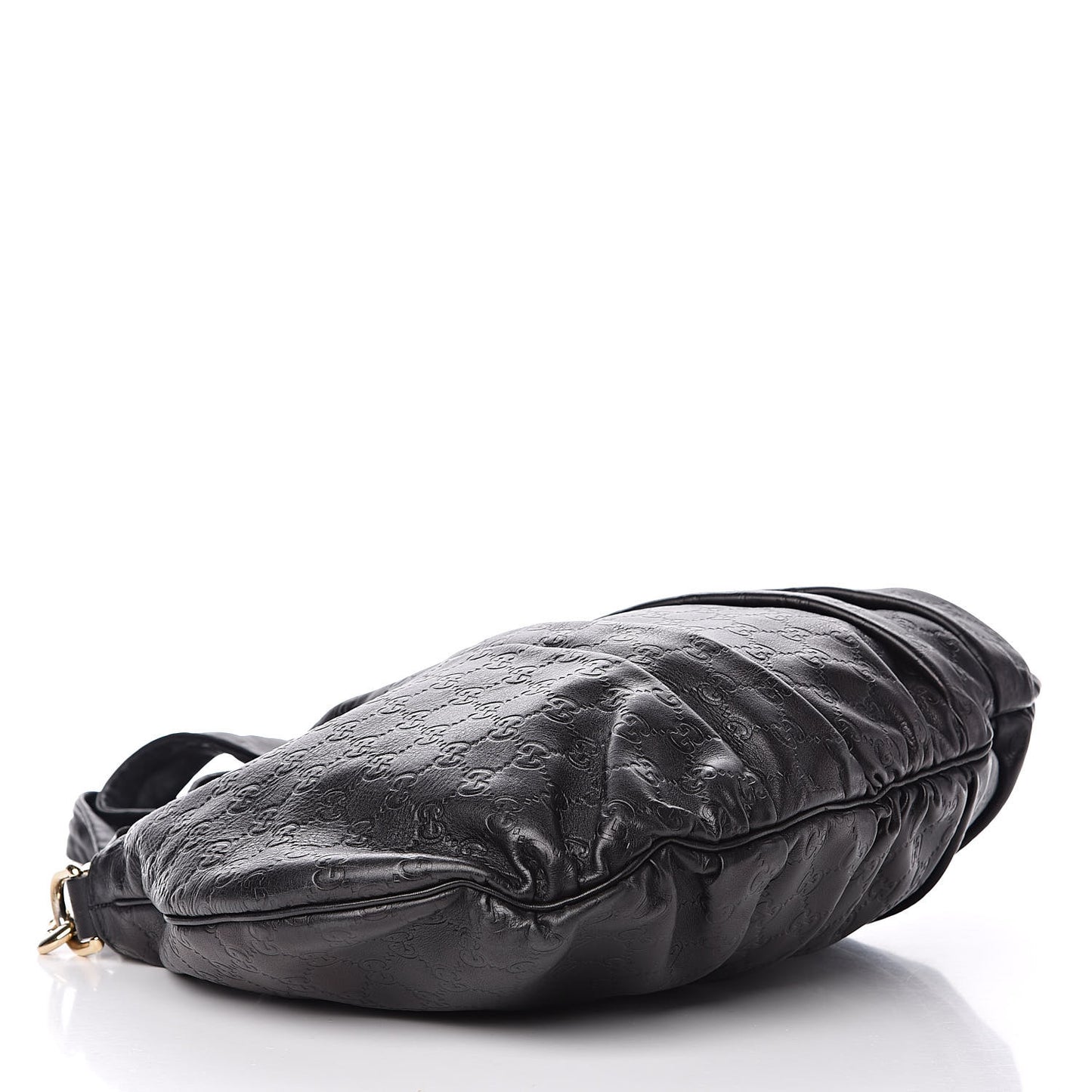 Guccissima Medium Hysteria Top Handle Bag Black