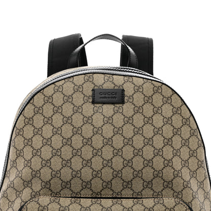 Gucci GG Supreme Monogram Medium Backpack Black 4 of 9