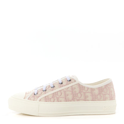 Christian Dior Canvas Oblique Walk'N'Dior Low Top Sneakers 39 Powder Nude 1 of 9