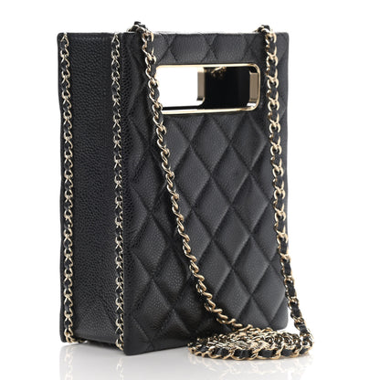 Chanel Caviar Quilted Evening Box Bag Black 3 of 11