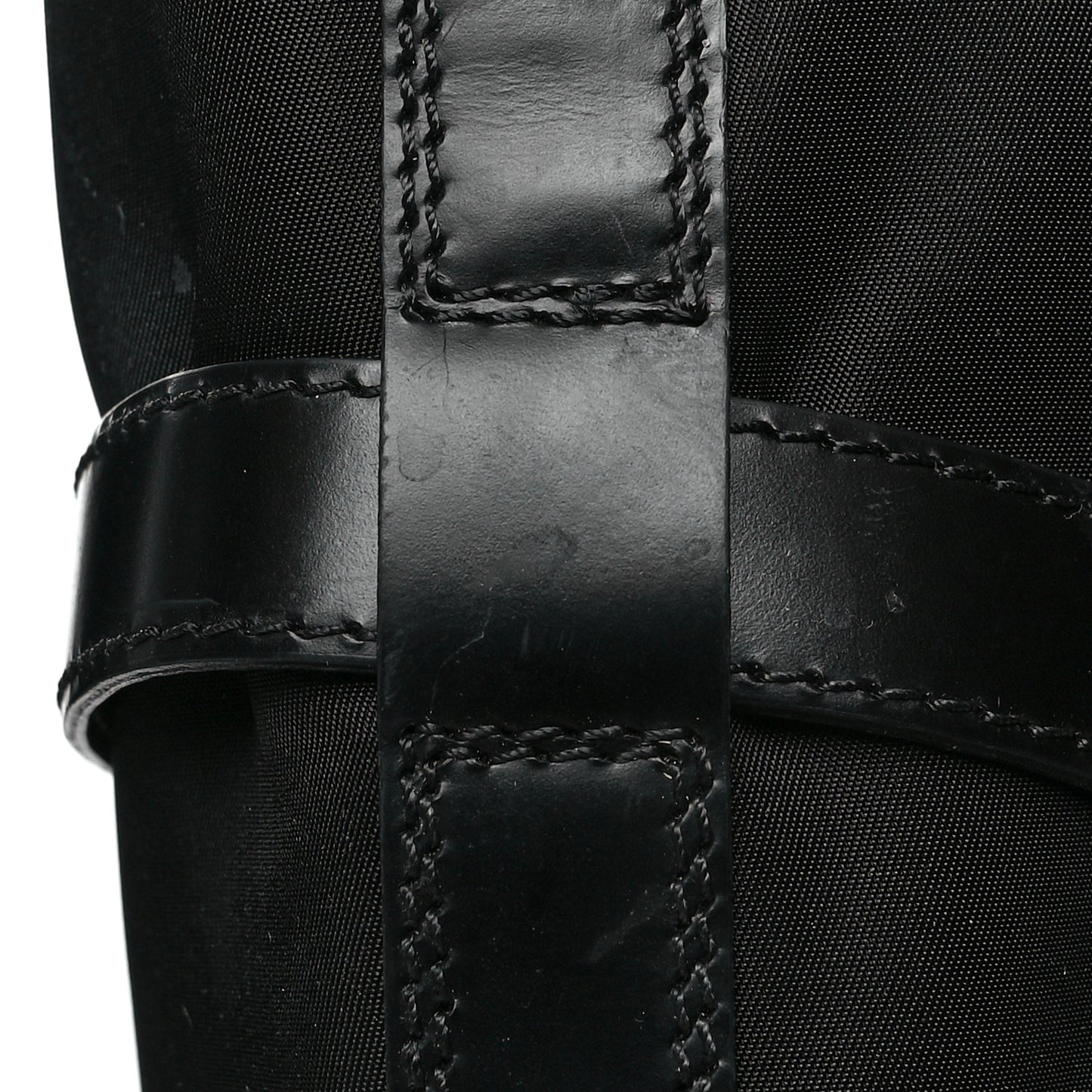 Spazzolato Rois Re-Nylon Metal Triangle Logo Monolith Pouch Pocket 55mm Tall Boots 38 Black