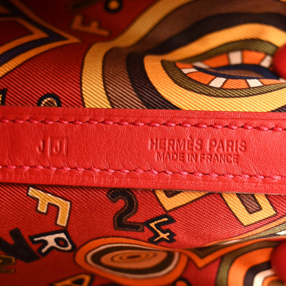 Hermes Swift Tohu Bohu Twilly Garden Party TPM Tote Vermillion 6 of 13