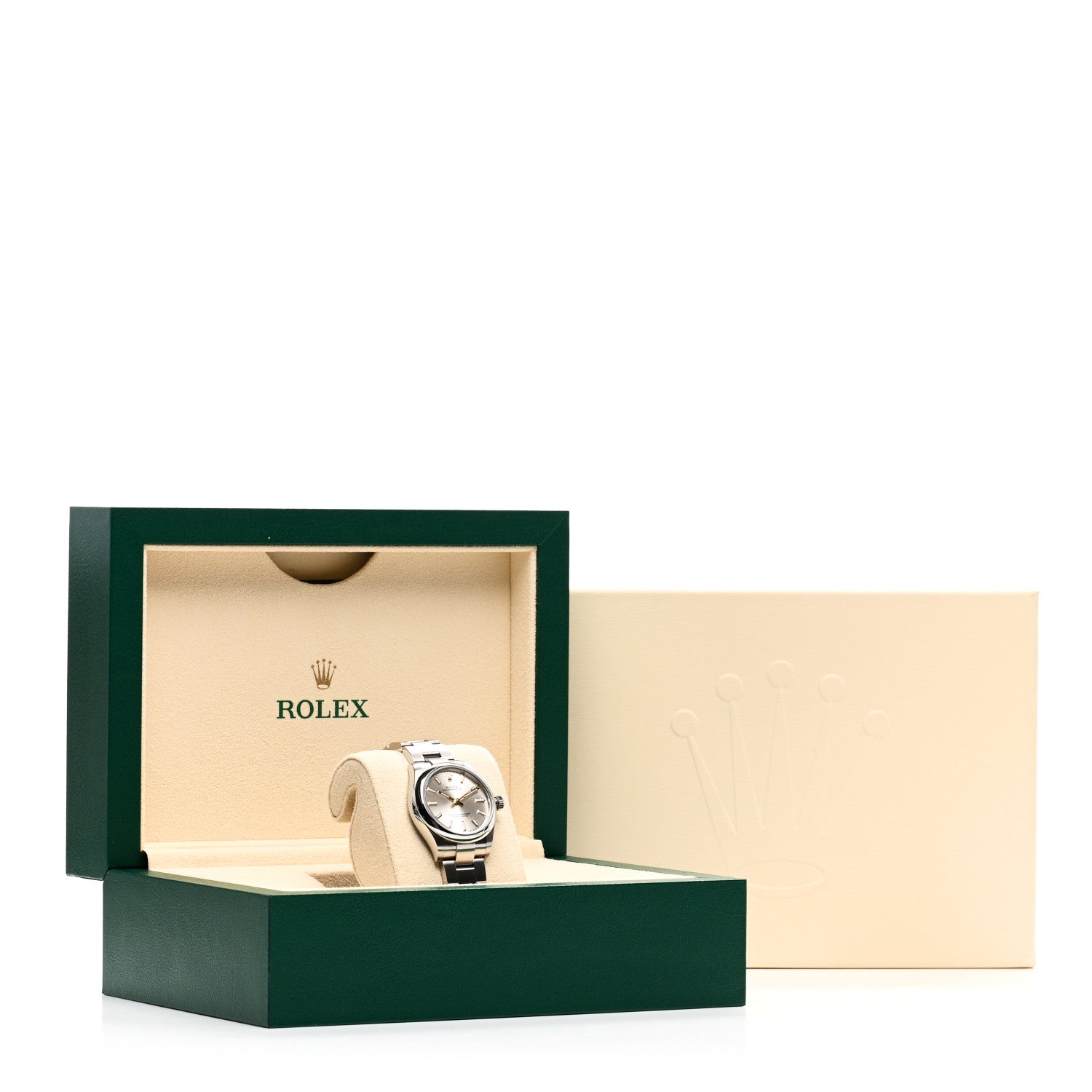 Rolex Stainless Steel 31mm Oyster Perpetual Watch Silver 277200 5 of 5