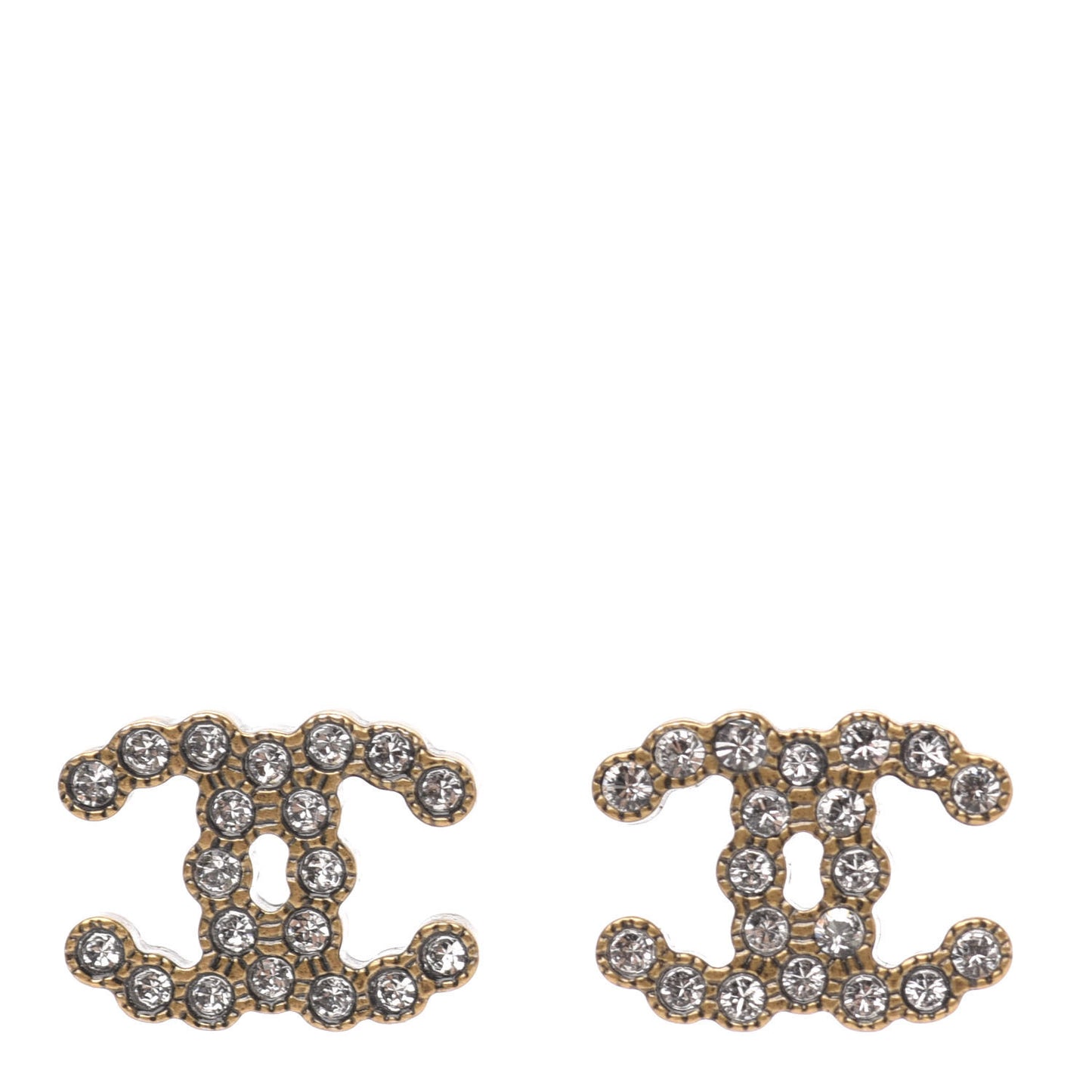 Crystal City Of Lights CC Earrings Gold