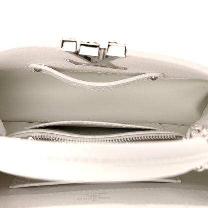 Louis Vuitton Taurillon Capucines East West Mini Optical White 5 of 11