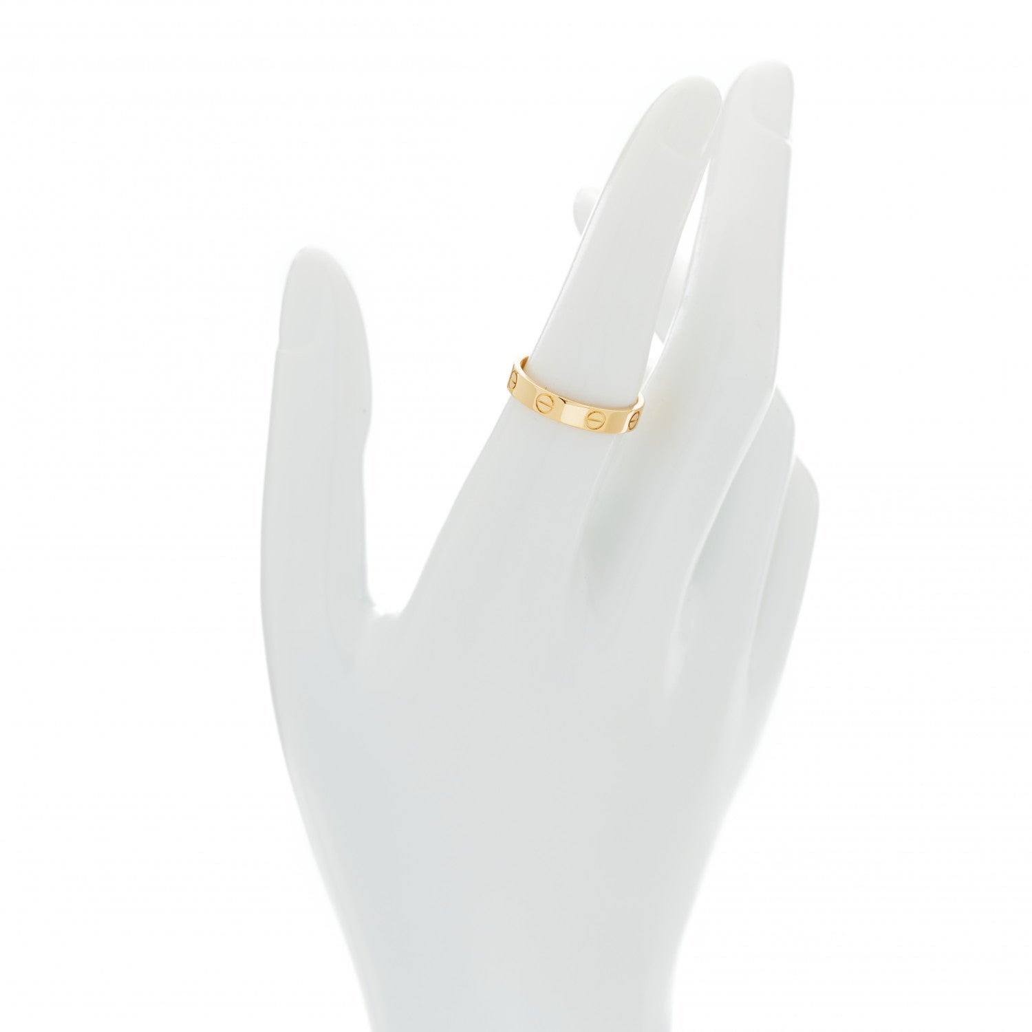 Cartier 18K Yellow Gold 3.5mm LOVE Wedding Band Ring 54 7 2 of 4