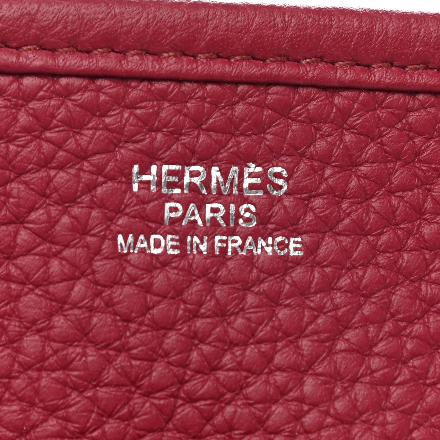 Hermes Taurillon Clemence Evelyne III PM Rubis 6 of 9