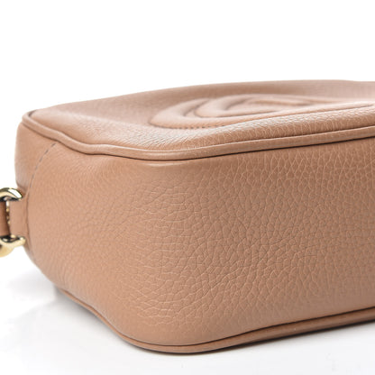 Gucci Pebbled Calfskin Small Soho Disco Bag Camelia 6 of 12