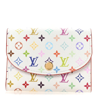 Louis Vuitton LV X TM Monogram Multicolor Rosalie Coin Purse White Kawaii Pink 1 of 7