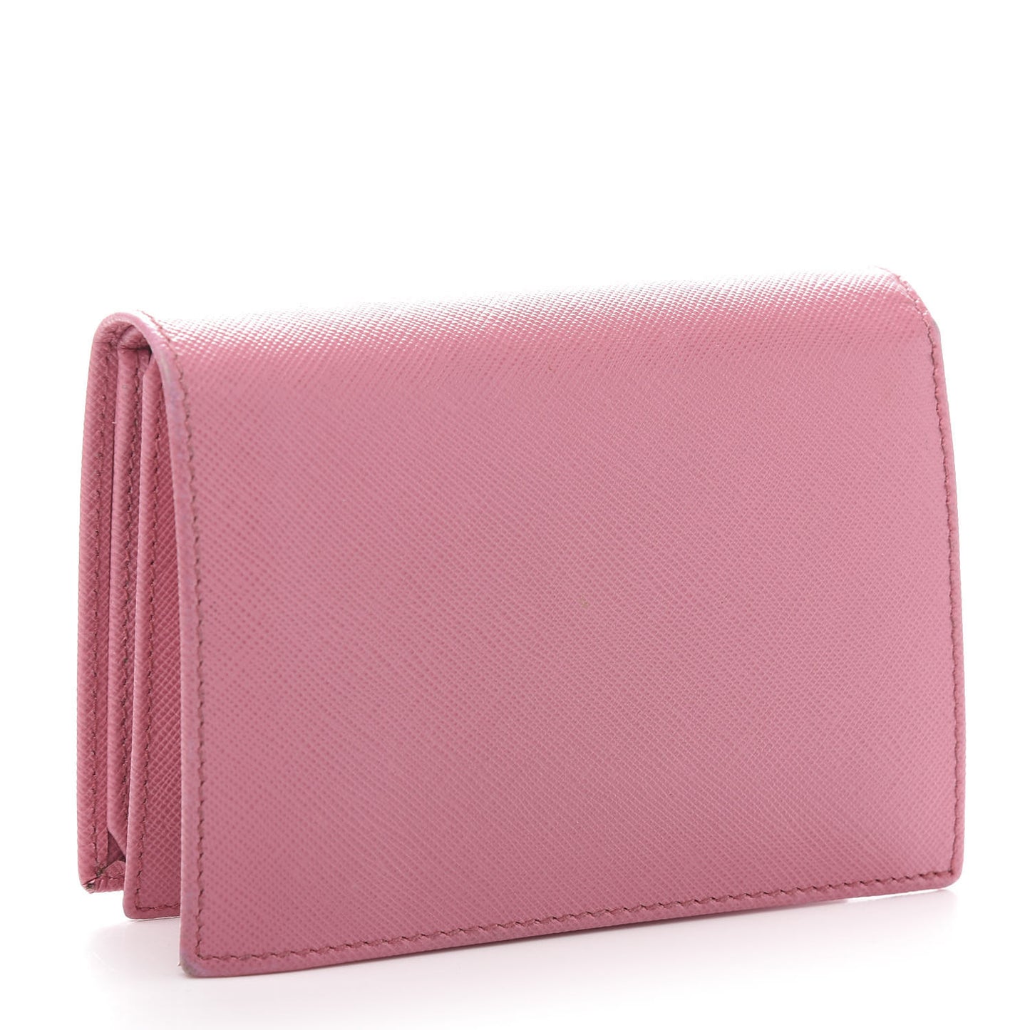 Saffiano Metal Bi-Fold Wallet Begonia