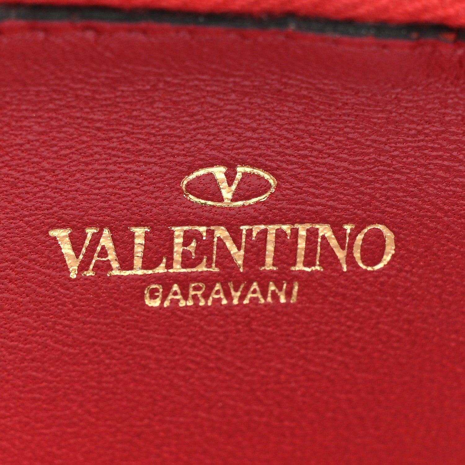 Valentino Garavani Nappa Rockstud Spike Zip Around Wallet Rubino 10 of 14