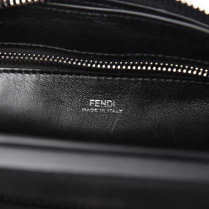 Fendi Shiny Nappa Trapuntata Small DotCom Click Chain Satchel Black 7 of 12