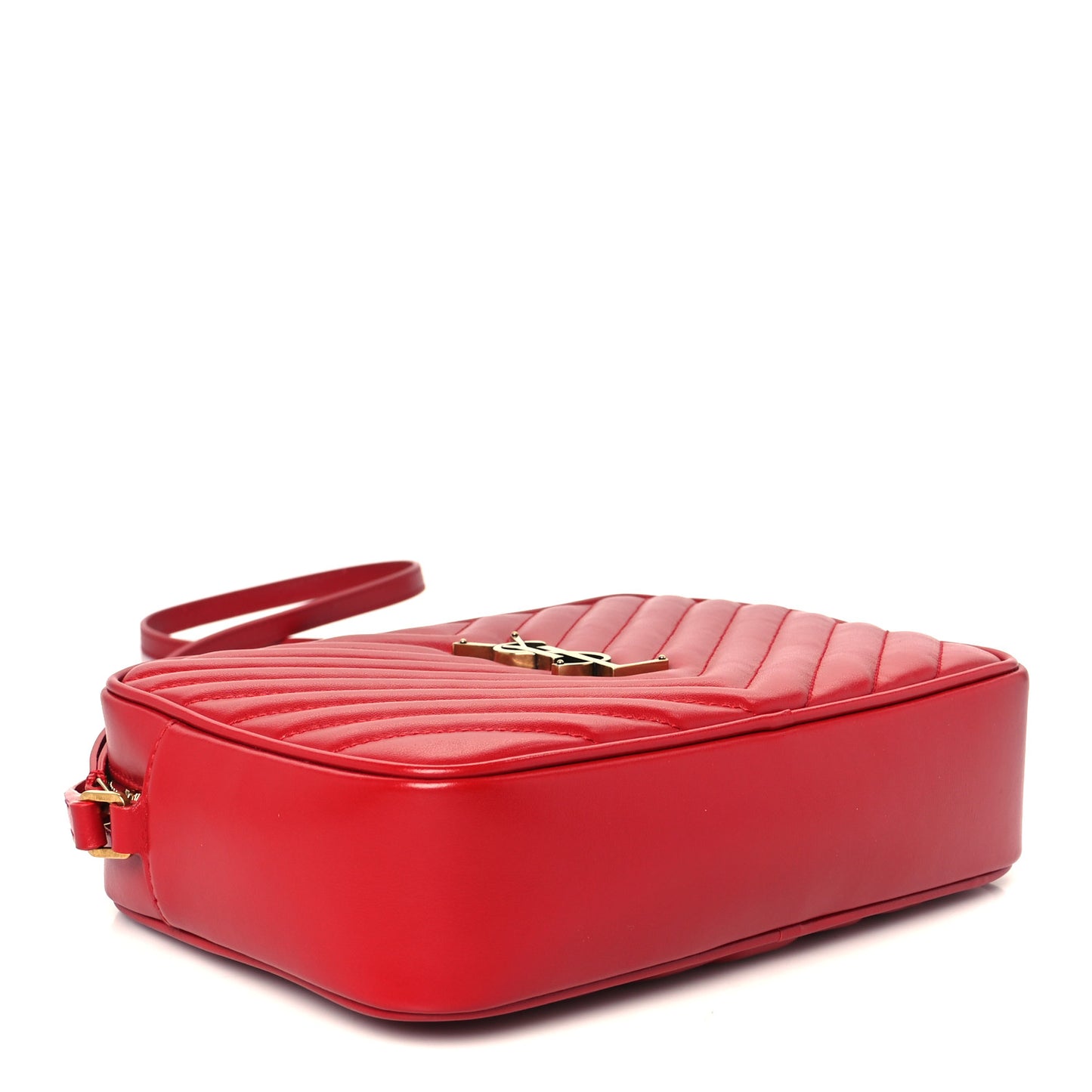 Calfskin Matelasse Monogram Lou Camera Bag Rouge Eros