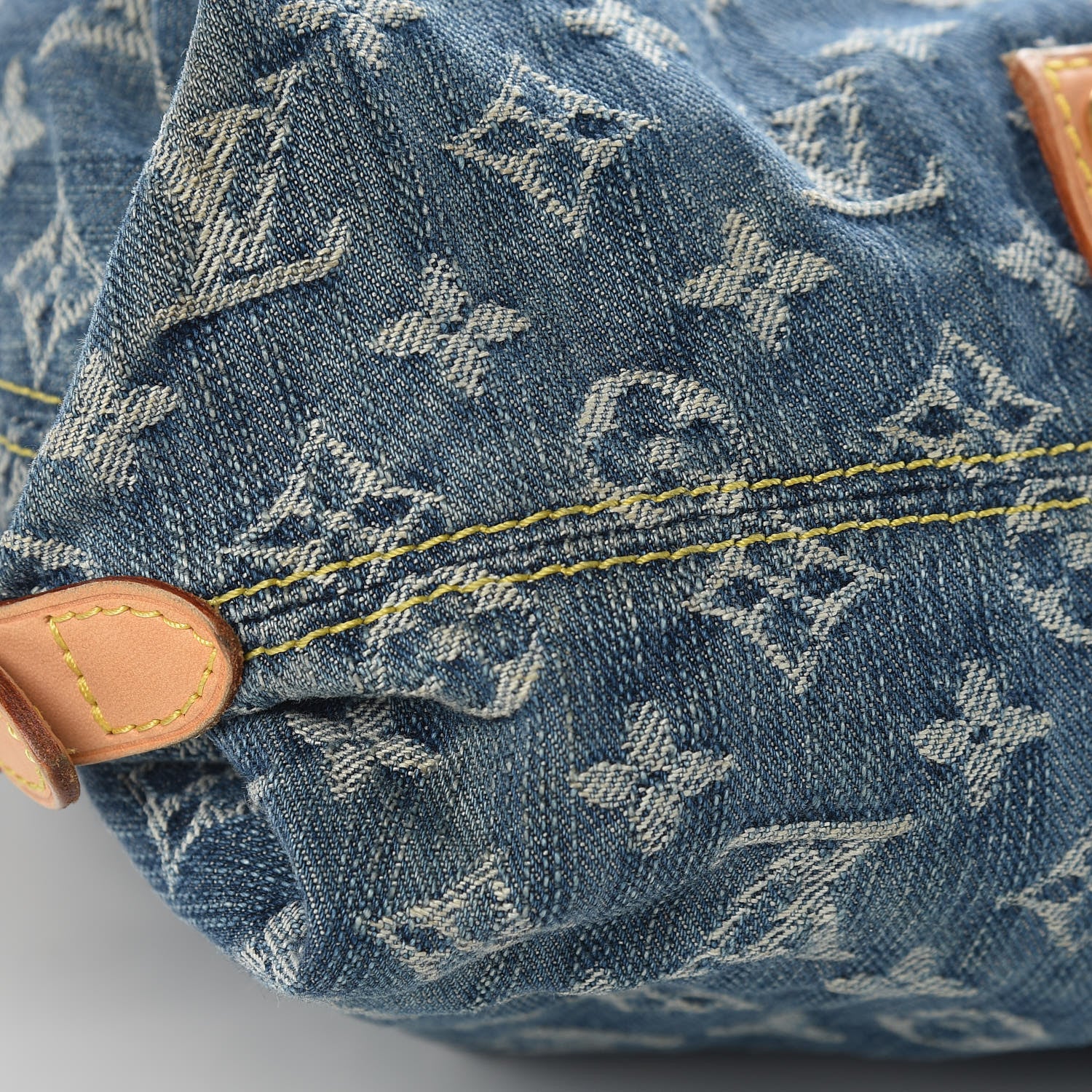 Louis Vuitton Denim Neo Cabby GM Blue 19 of 22