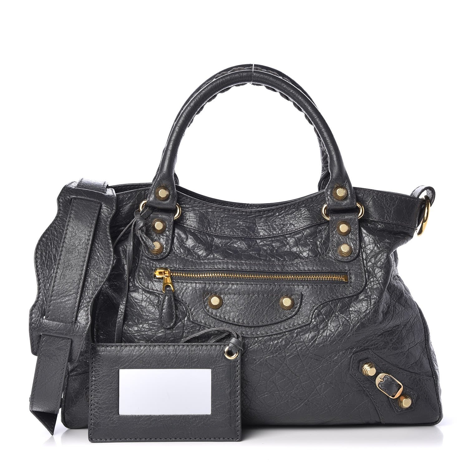Balenciaga Agneau Giant 12 Gold Hardware Town Gris Fossile 1 of 7