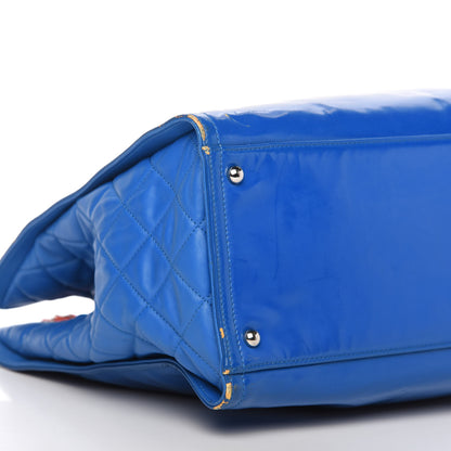 Chanel Vinyl Lipstick Tote Blue 6 of 15