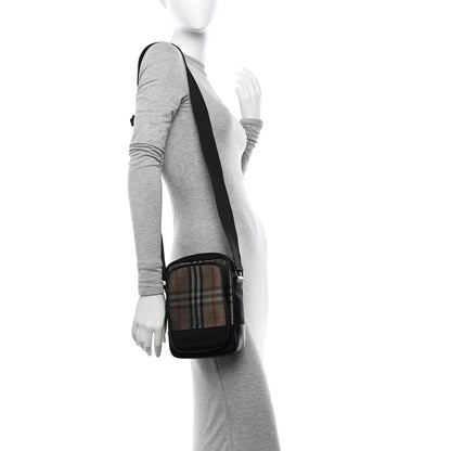 Burberry Canvas Vintage Check Freddie Crossbody Bag Archive Beige 2 of 11