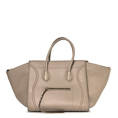 Celine Supple Calfskin Medium Phantom Luggage Beige 1 of 11