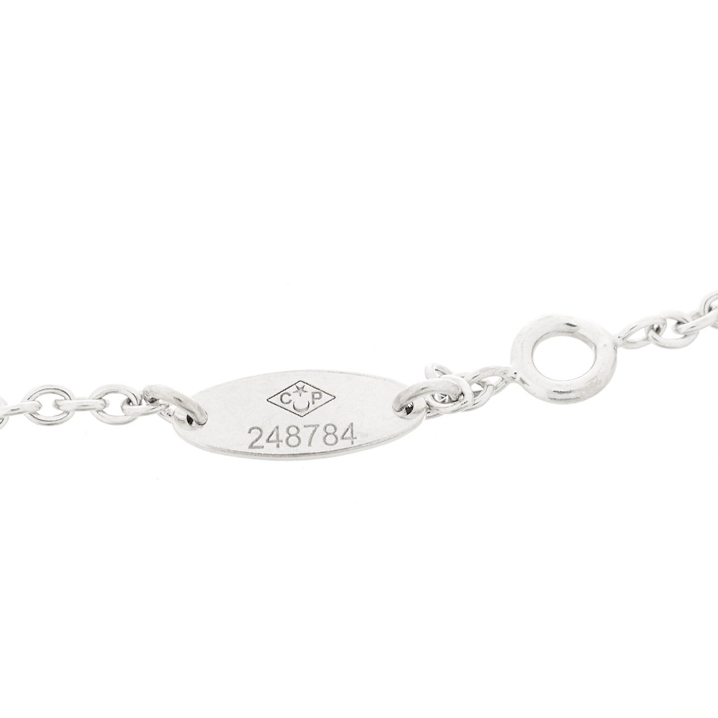 18K White Gold Diamond XS Rose Des Vents Bracelet