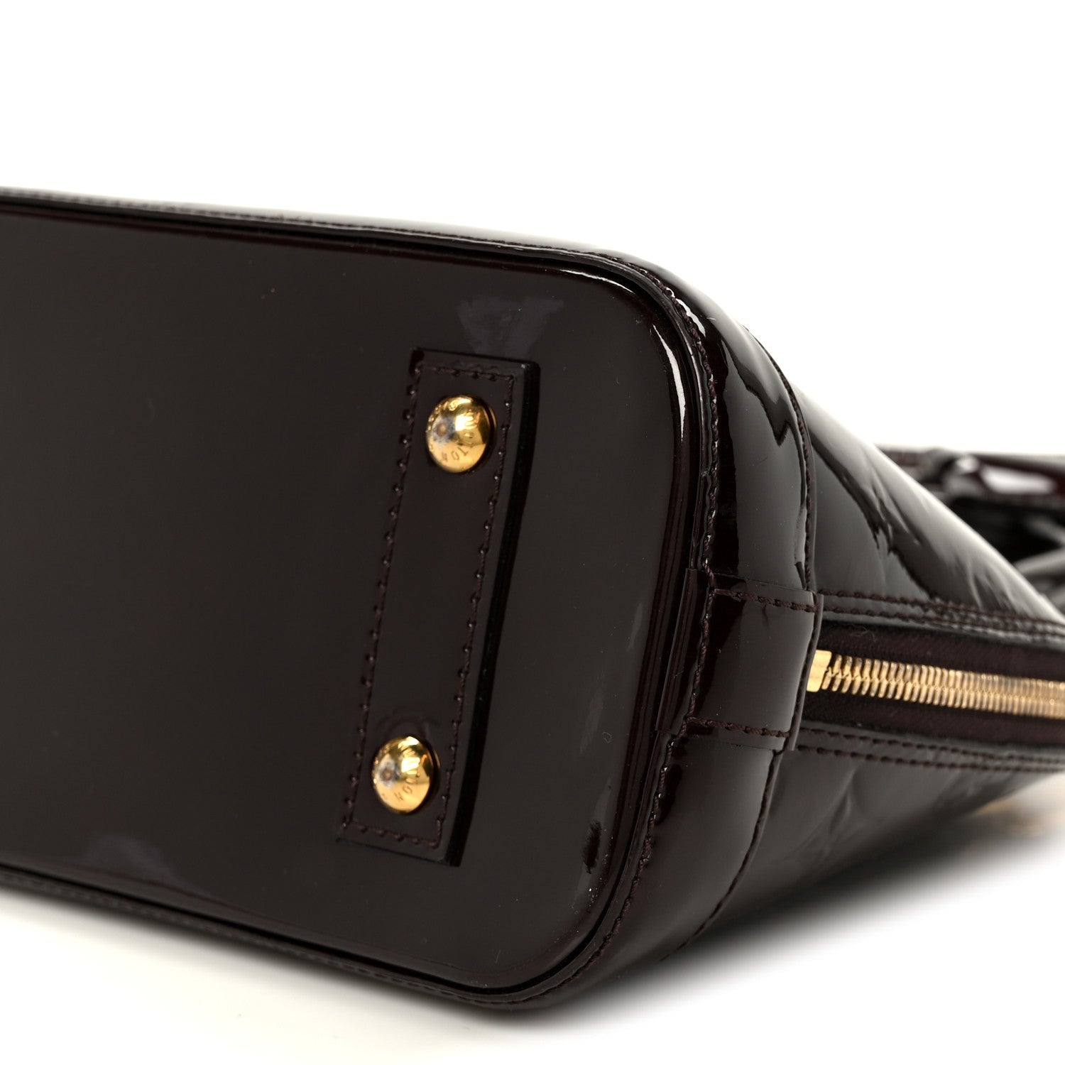 Louis Vuitton Vernis Alma BB Amarante 10 of 10