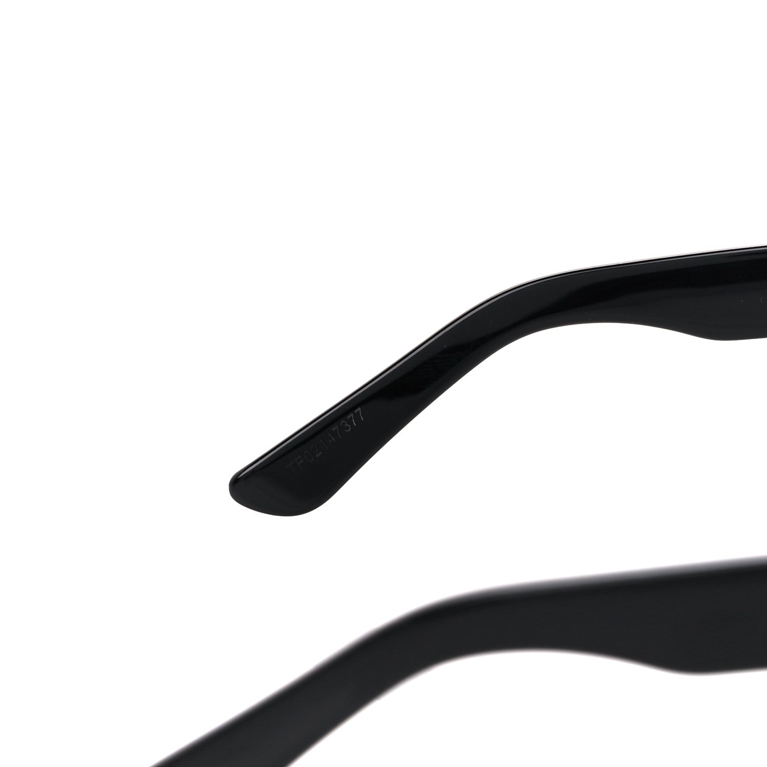 Celine Acetate Polarized Rectangular Crocodile Sunglasses CL4060IL Black 6 of 8