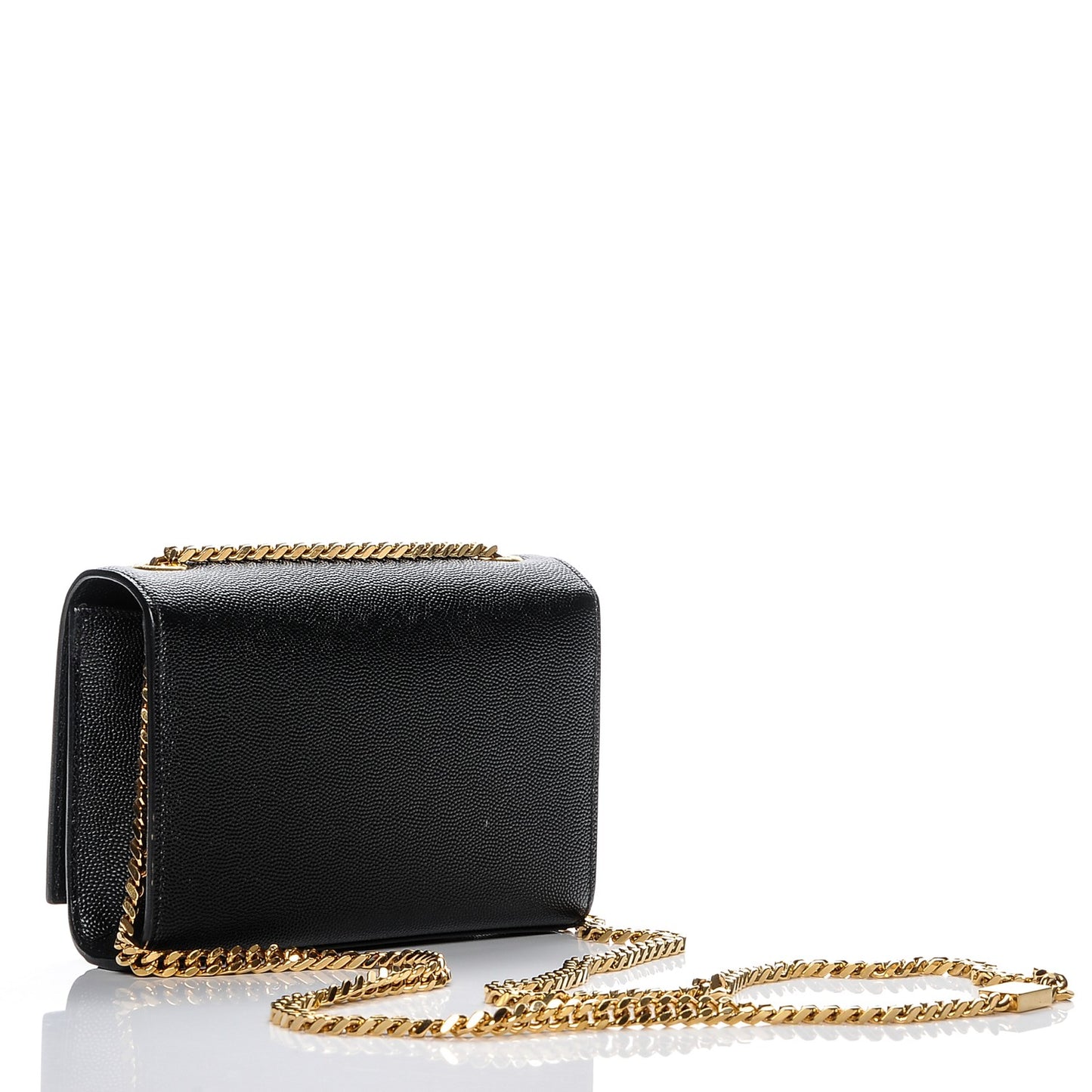 Grain De Poudre Small Monogram Kate Satchel Black