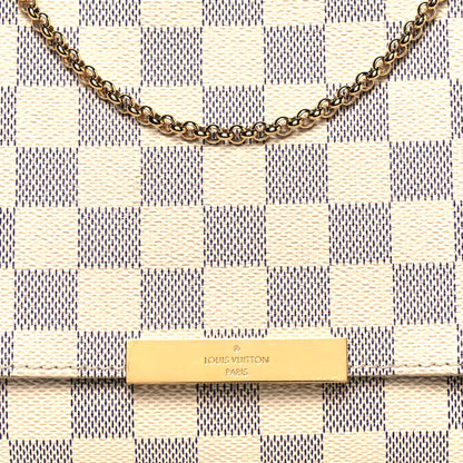 Louis Vuitton Damier Azur Favorite MM 8 of 13