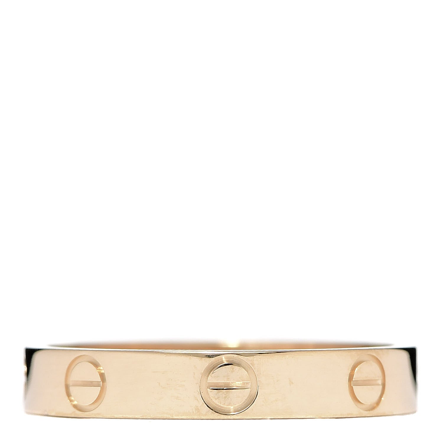 Cartier 18K Yellow Gold 3.5mm LOVE Wedding Band Ring 58 8.25 1 of 5