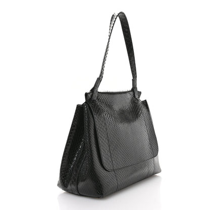 The Row Snakeskin Sidekick Black 3 of 9