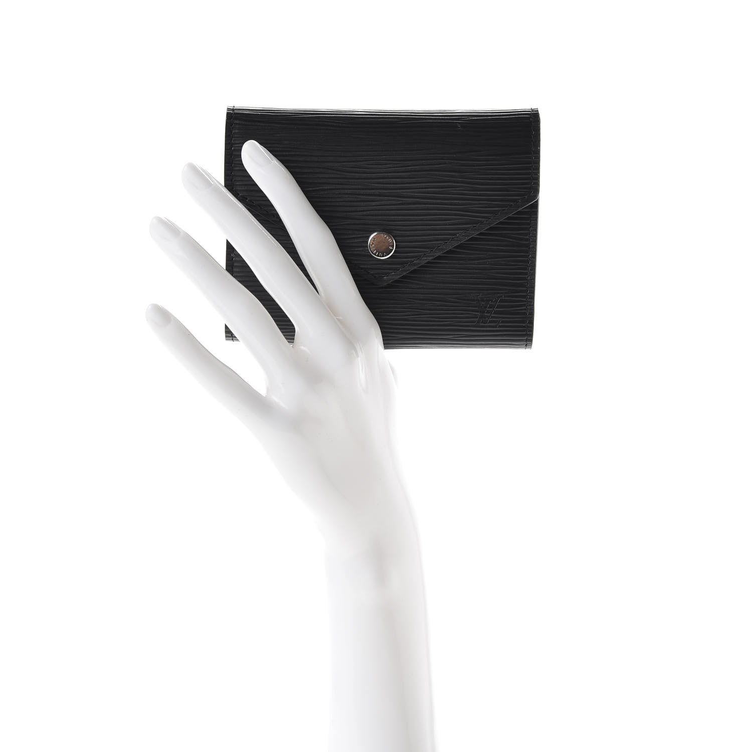 Louis Vuitton Epi Victorine Wallet Black 2 of 7