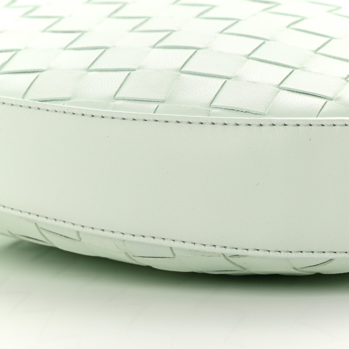 Nappa Intrecciato Small Drop Shoulder Bag Glacier