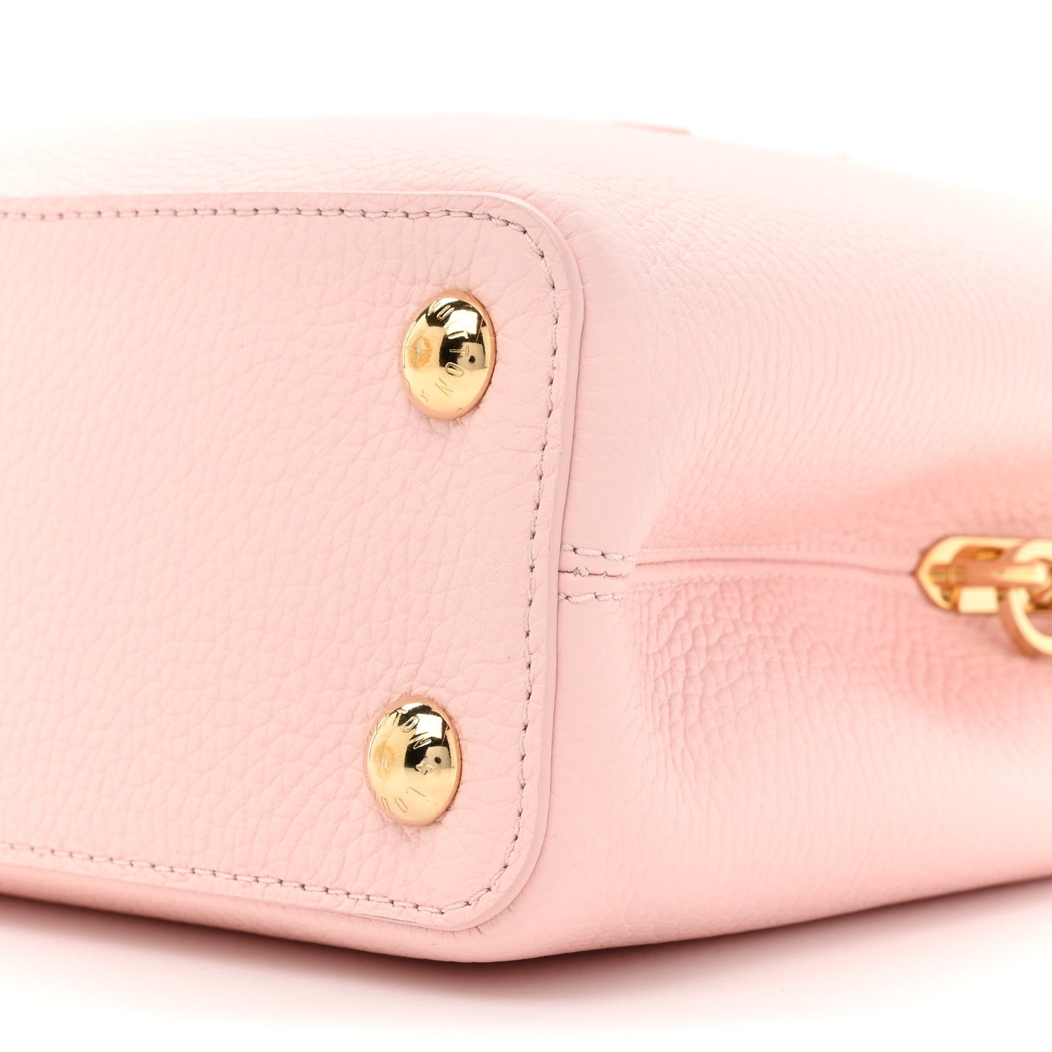 Louis Vuitton Taurillon Capucines BB Rose Jasmin 8 of 9