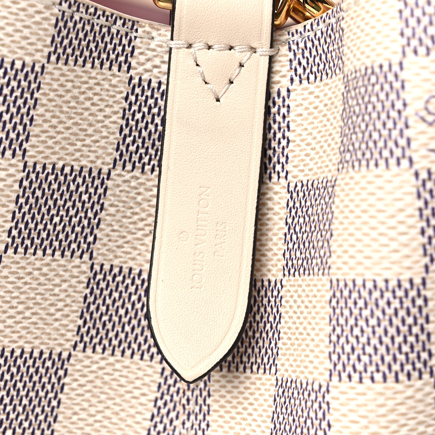 Louis Vuitton Damier Azur Braided Neonoe BB Pink 6 of 9